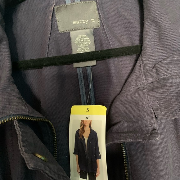 MATTY M CARGO MILITARY JACKET - Picture 2 of 6